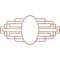 Ekena Millwork Elizabeth Wood Fretwork Pierced Ceiling Medallion, Cherry, 18"W x 9"H x 5"IW x 8 1/2"IH x 1/4"T CMWP18X09X0250EBCH - alternate 4